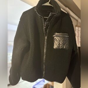 Carbon38 High Shine Sherpa Jacket